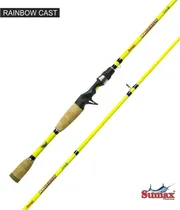Sumax Pesca Vara Rainbow RBY-561MS Fibra de Carbono 8-17LB Amarillo