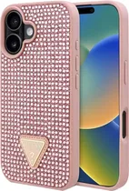 Capa Guess para iPhone 16 GUHCP16SHDGTPP - Pink