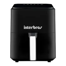 Fritadeira Elétrica Air Fryer Interbras S10PY / 4 Litros / 1200W / 220V ~ 50HZ - Black