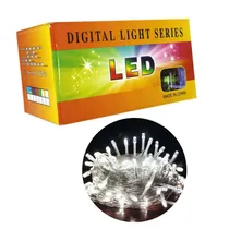 Luzes Pisca Pisca Natalina 500LED 50M Branco 110V
