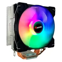 Cooler Universal AMD/Intel 2 Pinos Cobre 12CM Keepdata KD-P4RGB