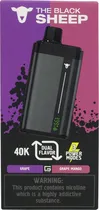 Vape Descartável The Black Sheep 40K Grape/Grape Mango - 40000PUFFS
