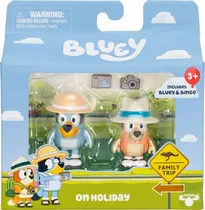 Bonecos Bluey On Holiday Moose - 17651 (2 Unidades)