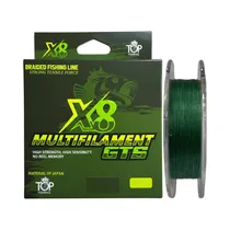Hilo de Pesca Top Fishing GTS 8X Multifilamento 13.6KG 0.23MM 300M Green