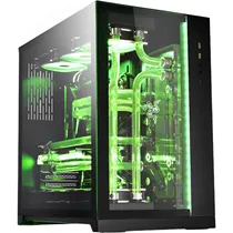 Gabinete Lian Li Dynamic Dynamic Razer Edition O11DXRZ - Preto