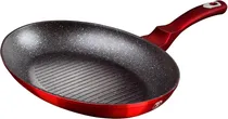 Frigideira para Peixe Berlinger Haus Metallic Line Burgundy Edition 35X25CM - BH-7169