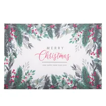Individual de Mesa Decorativo Natalino Feliz Natal 45X30CM