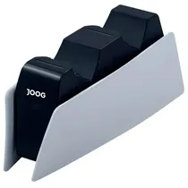 Estação de Carregamento Joog JGAM-ACS05 para Controle de PS5 - Branco/Preto