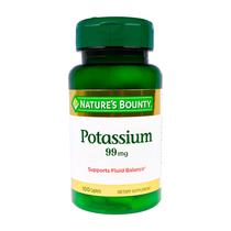 Potassium Nature's Bounty 595MG 100 Capsulas