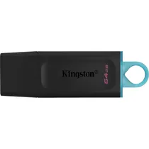Pendrive Kingston Datatraveler Exodia 64 GB - Preto/Azul (DTXM/64GB)