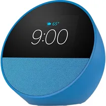 Speaker Amazon Echo Spot Alexa Smart 2024 com Relógio - Azul