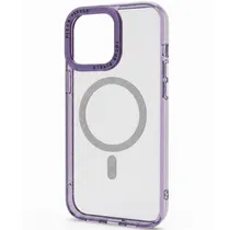 Capa Magnética Cisen para iPhone 16 Pro Max - Roxo Transparente