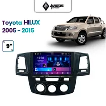 Marco Adaptador / Frame / Moldura I-Kit Toyota HILUX-SW4 - Fortuner - Vigo 9" 2005-2015 (Black Piano)