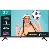 Televisão Smart LED Hisense 32A4GSV 32" Vidaa HD Wifi - Preto