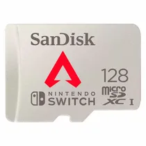 Cartao de Memoria Micro SD Sandisk Nintendo Switch 128GB 100MBS - SDSQXAO-128G-GN6ZY