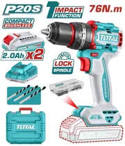 Parafusadeira e Furadeira Total TIDLI20768 20V (X2 Baterias) 220V-50/60HZ