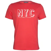 Camiseta Tommy Hilfiger Masculino MW0MW03576-611 M Bordo