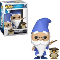 Funko Pop Disney Sword In The Stone Merlin W/Archimedes 1100