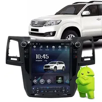 Central Multimidia PNT Tesla Toyota Hilux ( 2005-15) Ar Digital And 14 4GB/64GB+4G Carplay+And Auto Octacore -Sem TV