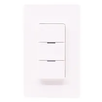 Interruptor de Parede 4LIFE Smart Switch Inteligente FLP3GWRF Wifi + RF Compativel com Alexa e Google Home / 100-240 50/60HZ - Branco