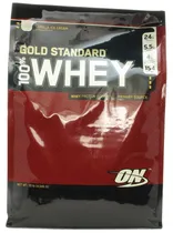 Optimum Nutrition Gold Standard 100% Whey - Vanilla Ice Cream 154 Porções 10LB(4.54KG)