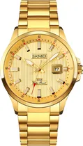 Relógio Skmei 1654 Gold - Masculino