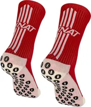 Meia de Futebol Rinat Anti Slip Socks Ad - Vermelho (1 Par)