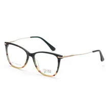 Óculos de Grau Feminino Visard VS4031 C4 54-18-140 - Verde e Dourado