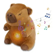 Boneco Pelucia Capivara Que Respira - Con Pilha AAA 3