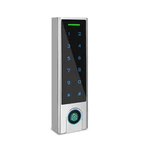 Controle de Acesso Digital para Fechadura AC03-2 com Bluetooth, Biometria, Cartão, Código Numérico e App - Ttlock- Cor Silver
