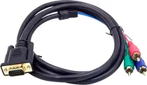 Cabo VGA HLD + 3RCA