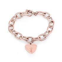 Pulseira Feminina Freelook FRJ.3.3010-4 de Aco Inoxidavel - Rosa Ouro