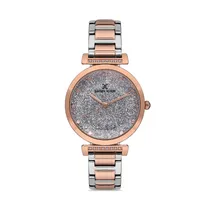 Relógio Analógico Feminino Daniel Klein Premium DK.1.12536-4 - Prata/Rosa Ouro