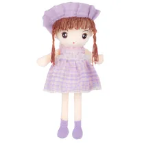 Muñeca de Paño Rojo/Rosado/Verde/Lila