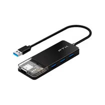 Hub FTX CT-HUBT1-PB - USB - 4XUSB/USB-C - Preto