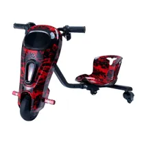 Triciclo Eletrico Interbras N12 6.5" Preto/Vermelho