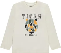 Camiseta Manga Longa Infantil Orchestra HGAO0J-Ecr - Masculina