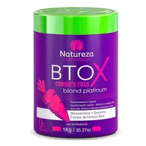 Botox Capilar Natureza Cosmeticos Btox Purple Carrot Blond Platinum 1KG