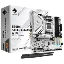 Placa Mãe Asrock B850M Steel Legend Wi-Fi Socket AM5 / DDR5