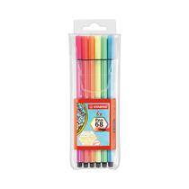 Marcador Rotulador Stabilo Pen 68 Neon 6806-1 6 Unidades