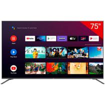 Smart TV LED de 75" Mtek MK75FSAU 4K Uhd com Bluetooth/Wi-Fi/Android/Bivolt - Preto