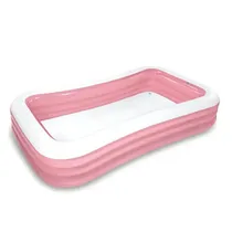 Pscina Intex 58487 Inflável Retangular 1050L - Rosa