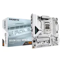 Placa Mae Gigabyte B850M Eagle WIFI6E Ice DDR5 Socket AM5 Chipset AMD B850 Micro ATX