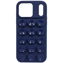 Capa de Silicona Ventosa para iPhone 17 Pro Max - Azul