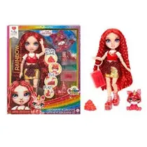 Mga Muñeca Rainbow High Con Kit de Slime Y Mascota Ruby Plastico 3+ Años Multicolor