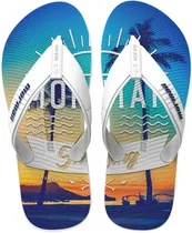 Chinelo MormaII 10591 09000 - Masculino (Azul)