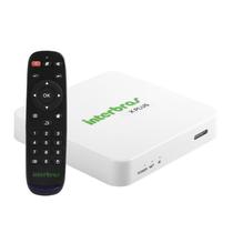 Receptor Iptv Interbras X Plus 8K Uhd 1GB+8GB, Wi-Fi, HDMI, USB, Lan - Branco