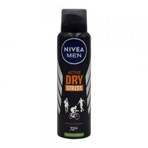 Desodorante Spray Nivea Masculino Active DRY Stress 150ML