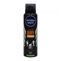 Desodorante Spray Nivea Masculino Active DRY Stress 150ML