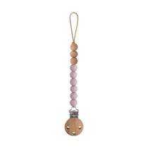 Mushie Clip Chupete Eva Mauve